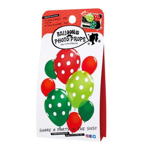 クリスマス・パーティーで使えるバルーンセット